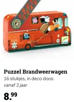 Europoint Puzzel Brandweerwagen aanbieding