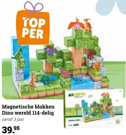 Europoint Magnetische blokken Dino wereld aanbieding