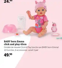 Europoint Baby born emma click and play aanbieding