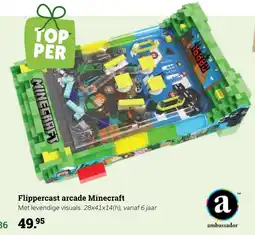Europoint Flippercast arcade Minecraft aanbieding
