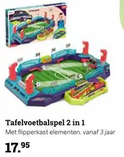 Europoint Tafelvoetbalspel 2 in 1 aanbieding