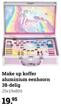 Europoint Make up koffer aluminium eenhoorn aanbieding