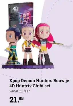 Europoint Kpop Demon Hunters Bouw je 4D Huntrix Chibi set aanbieding