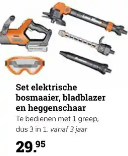 Europoint Set elektrische bosmaaier, bladblazer en heggenschaar aanbieding