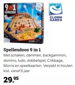 Europoint Spellendoos 9 in 1 aanbieding