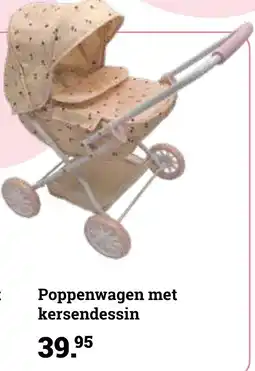 Europoint Poppenwagen met kersendessin aanbieding