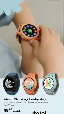 Europoint K-Watch Slim horloge hartslag, slaap aanbieding