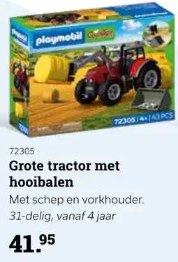 Europoint Grote tractor met hooibalen aanbieding