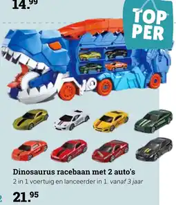 Europoint Dinosaurus racebaan met 2 auto's aanbieding