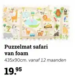 Europoint Puzzelmat safari van foam aanbieding