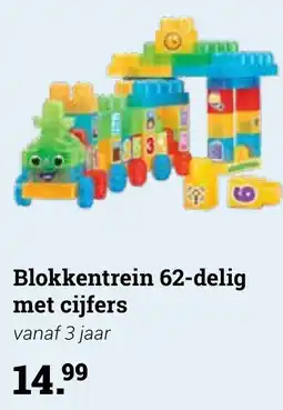 Europoint Blokkentrein 62-delig met cijfers aanbieding