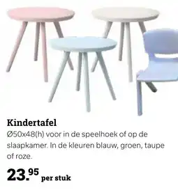 Europoint Kindertafel aanbieding