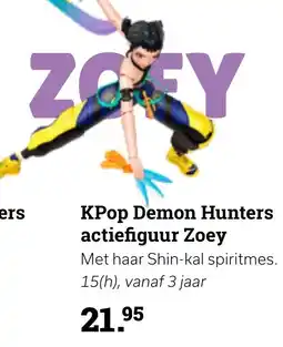 Europoint KPop Demon Hunters actiefiguur Zoey aanbieding
