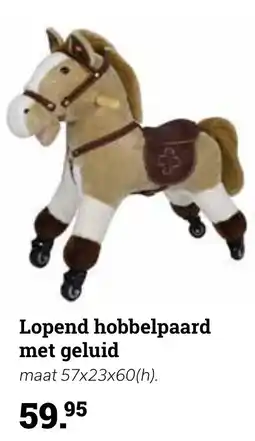 Europoint Lopend hobbelpaard met geluid aanbieding