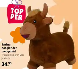 Europoint Spring hooglander met geluid aanbieding