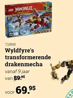 Europoint Wyldfyre's transformerende drakenmecha aanbieding