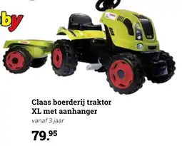 Europoint Claas boerderij traktor XL met aanhanger aanbieding