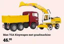 Europoint Man TGA Kiepwagen met graafmachine aanbieding