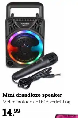 Europoint Mini draadloze speaker aanbieding