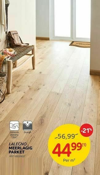Brico Meerlagig parket aanbieding