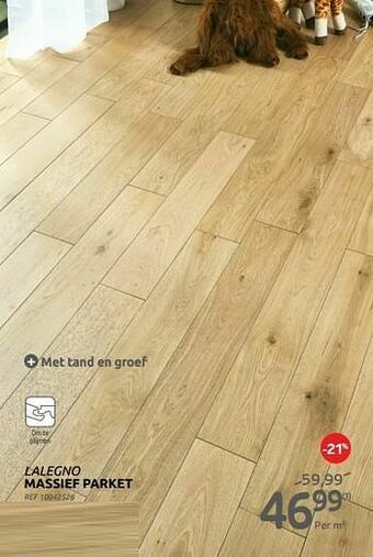 Brico Massief parket aanbieding