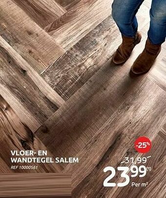 Brico Vloer- en wandtegel salem aanbieding