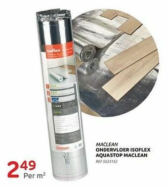 Brico Ondervloer isoflex aquastop maclean aanbieding