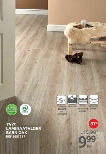 Brico Laminaatvloer barn oak aanbieding