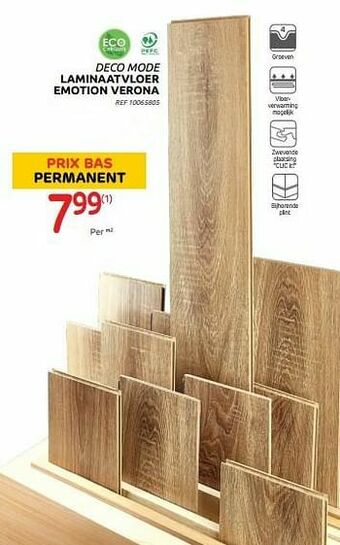 Brico Laminaatvloer emotion verona aanbieding