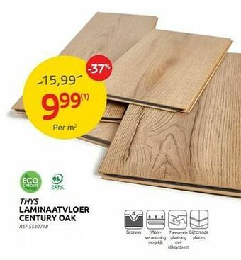 Brico Laminaatvloer century oak aanbieding