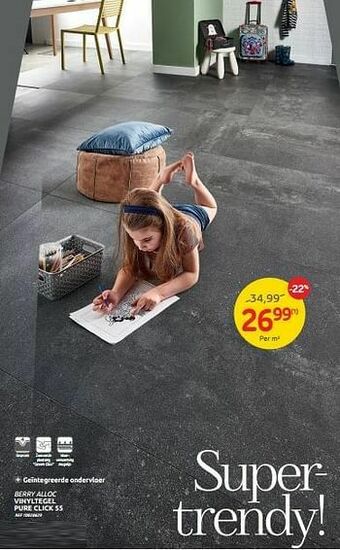 Brico Vinyltegel pure click 55 aanbieding