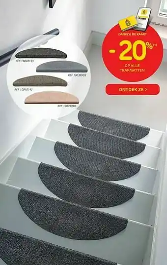 Brico -20% op alle trapmatten aanbieding