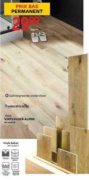 Brico Vinylvloer alpen aanbieding