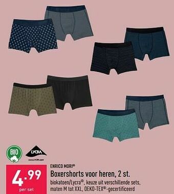 ALDI Boxershorts voor heren aanbieding
