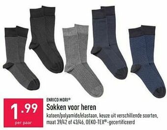 ALDI Sokken voor heren aanbieding