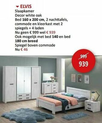 Weba Elvis slaapkamer aanbieding