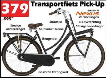 iTEK Transportfiets Pick Up aanbieding