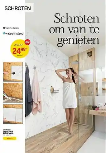 Brico Schroten rigid wall aanbieding