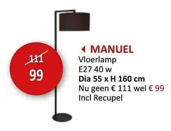 Manuel vloerlamp