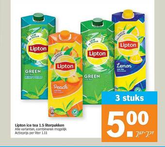 Albert Heijn Lipton Ice Tea aanbieding