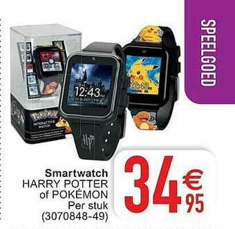Cora Smartwatch Harry Potter Of Pokémon aanbieding