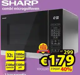 ElectroStock sharp combi microgolfoven aanbieding