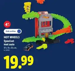 Lidl Hot wheels speelset met auto aanbieding