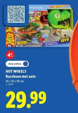 Lidl hot wheels racebaan met auto aanbieding