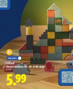Lidl Houten blokken aanbieding