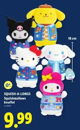 Lidl squish-a-long squishmallows knuffel aanbieding