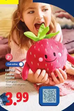 Lidl Lupilu foodie knuffel aanbieding