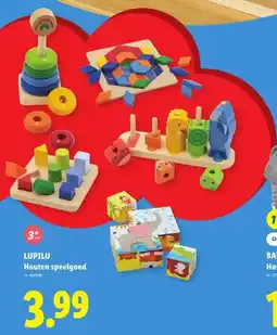 Lidl Houten speelgoed aanbieding