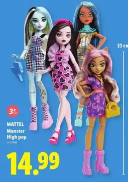 Lidl Monster high pop aanbieding