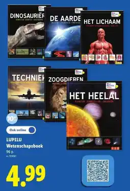 Lidl Lupilu Wetenschapsboek aanbieding